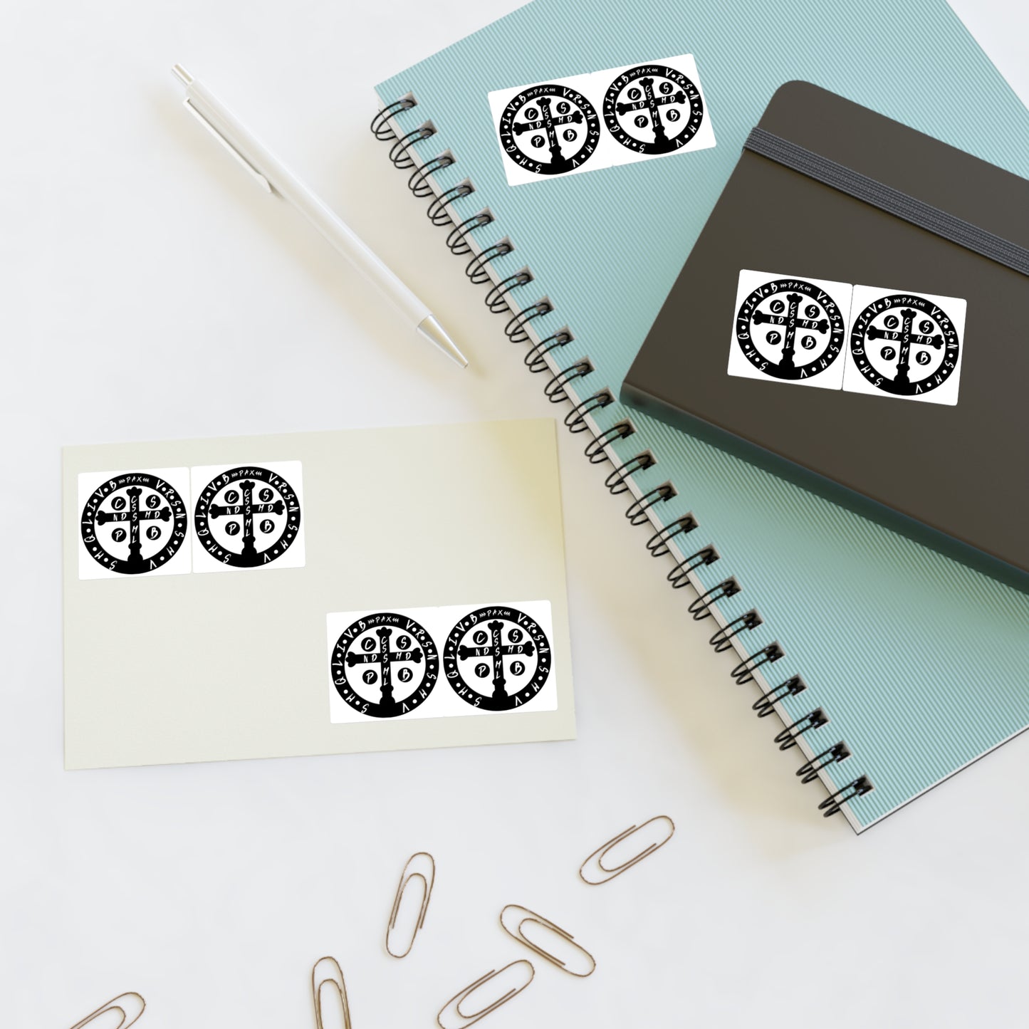 Saint Benedict Medal Sticker Sheets