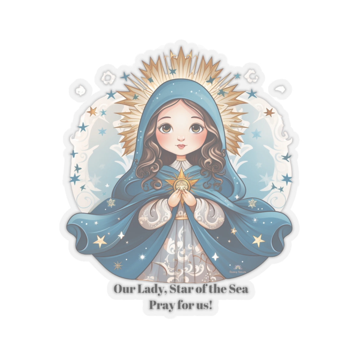 Our Lady, Star of the Sea, Pray for us sticker