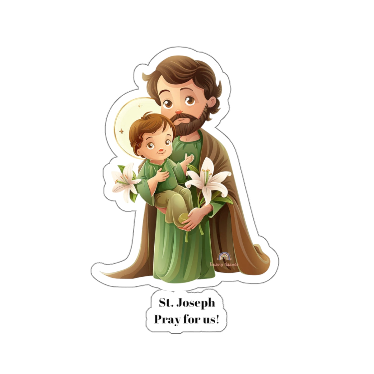 Copy of St. Ignatius Loyola, Pray for us sticker