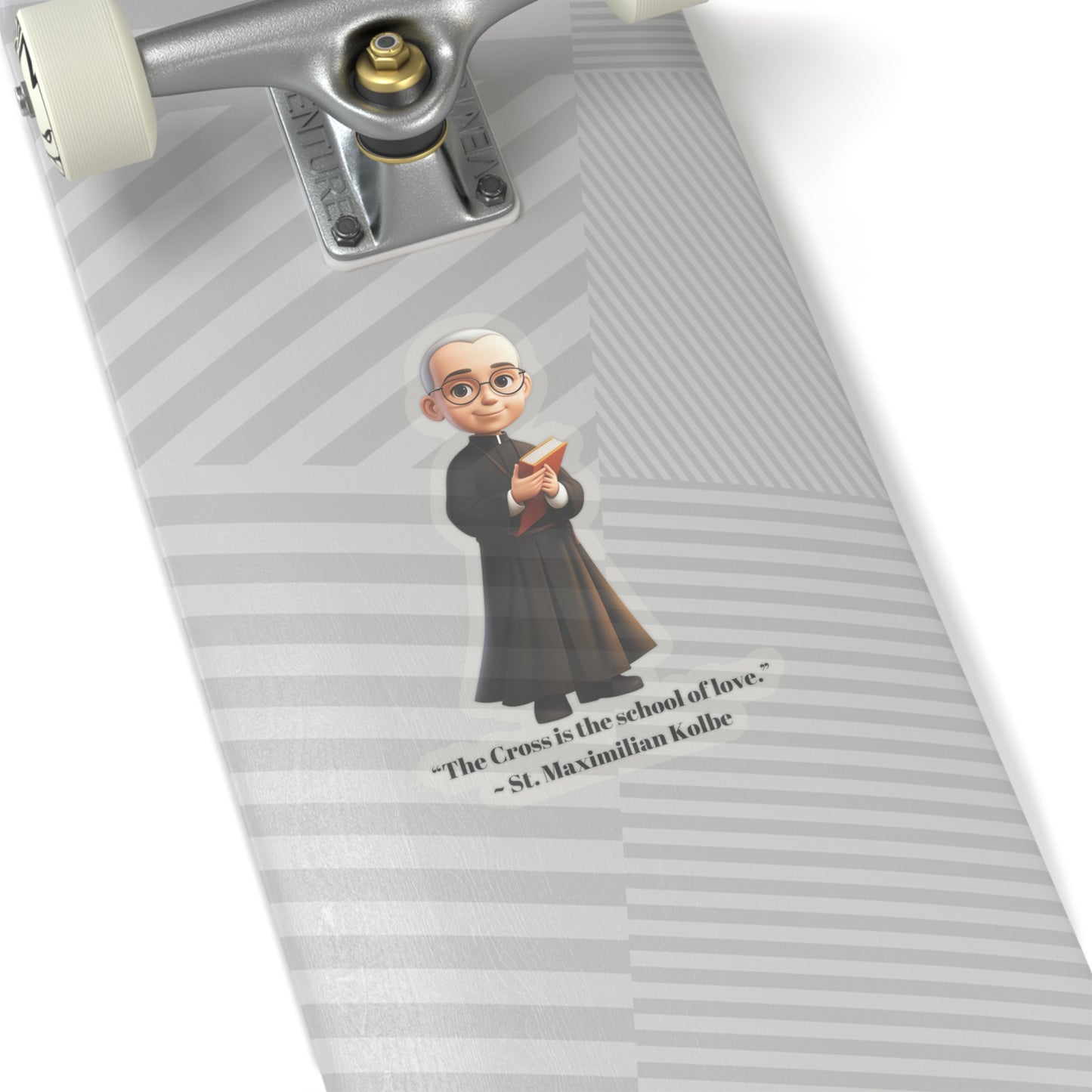 St. Maximilian Kolbe Quote, sticker