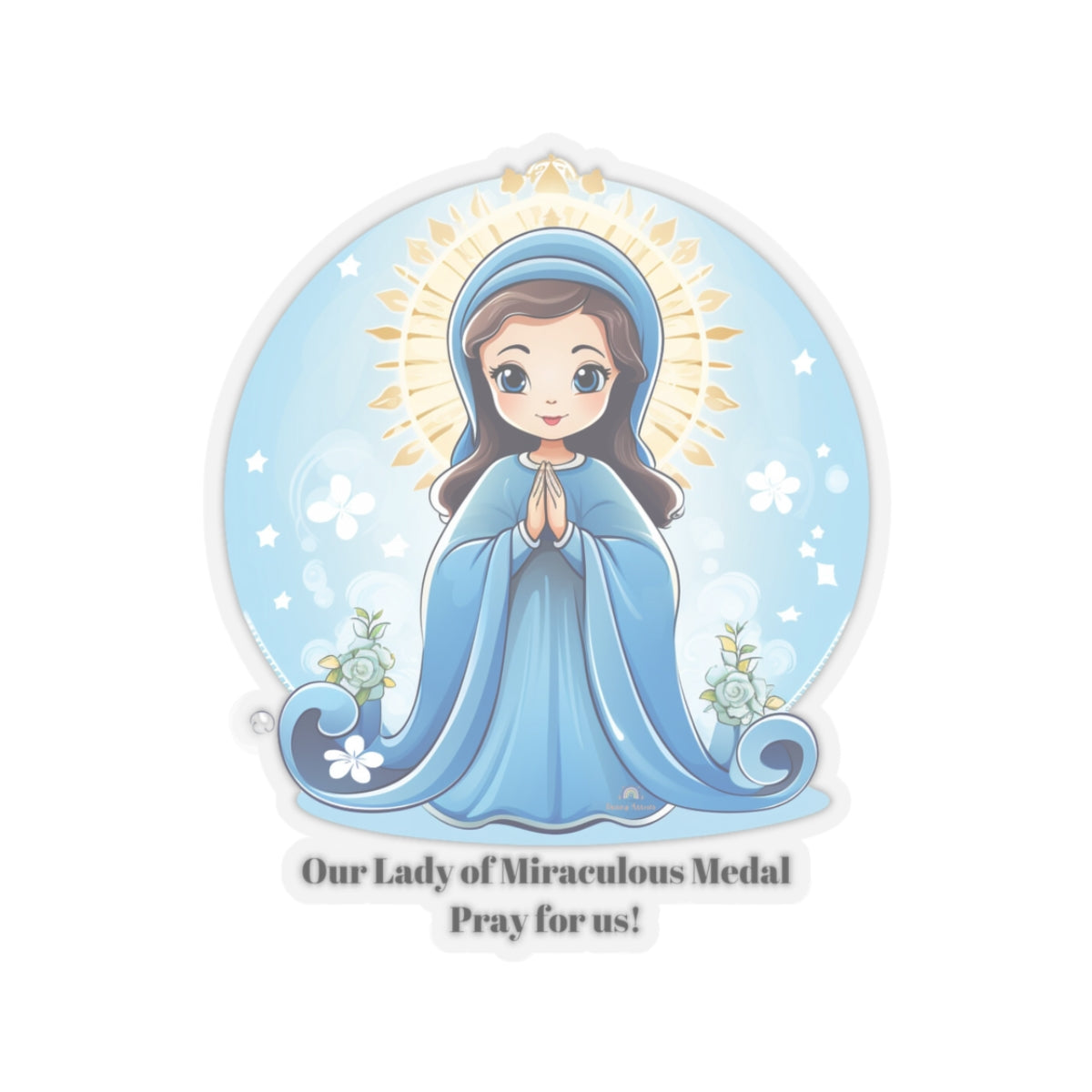 Our Lady of Miraculous Medal, Pray for us sticker