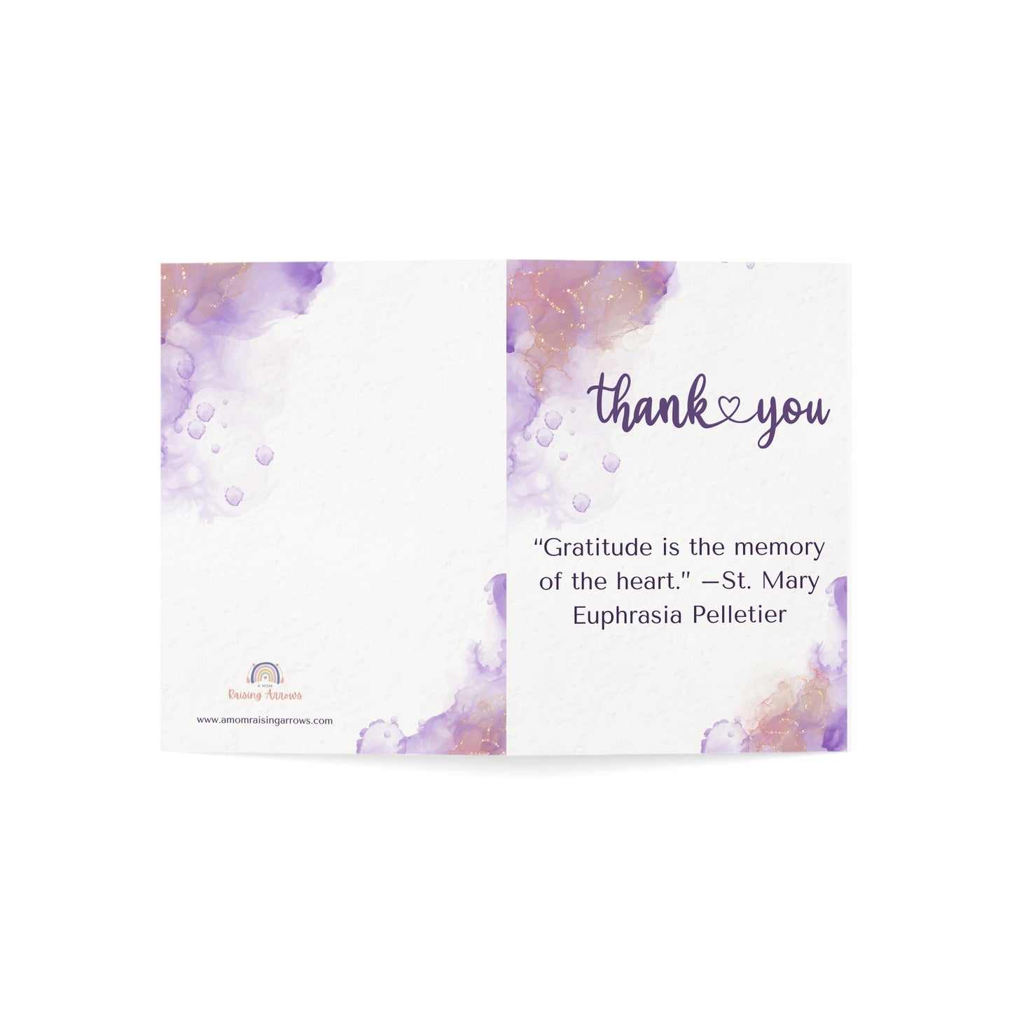 Thank you card ~ St. Mary Euphrasia Pelletier