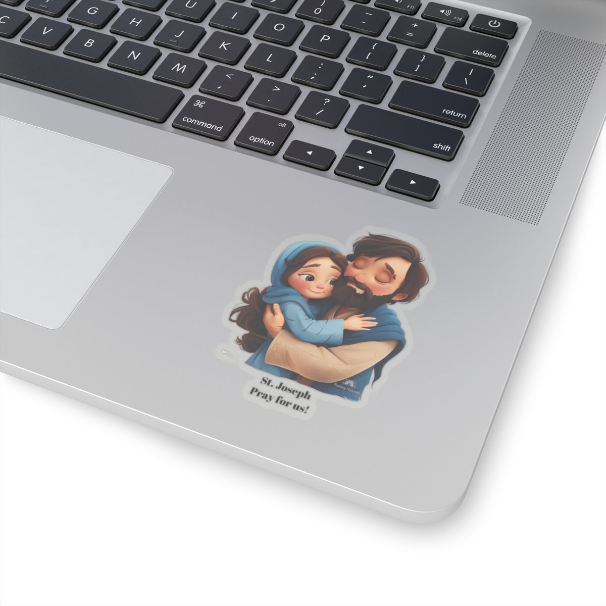 St. Joseph with Mary, Pray for us sticker