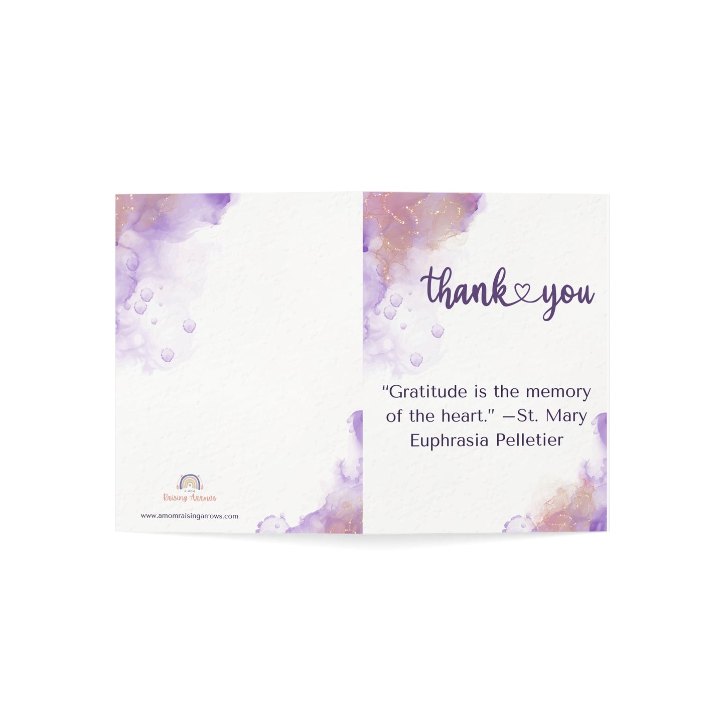 Thank you card ~ St. Mary Euphrasia Pelletier