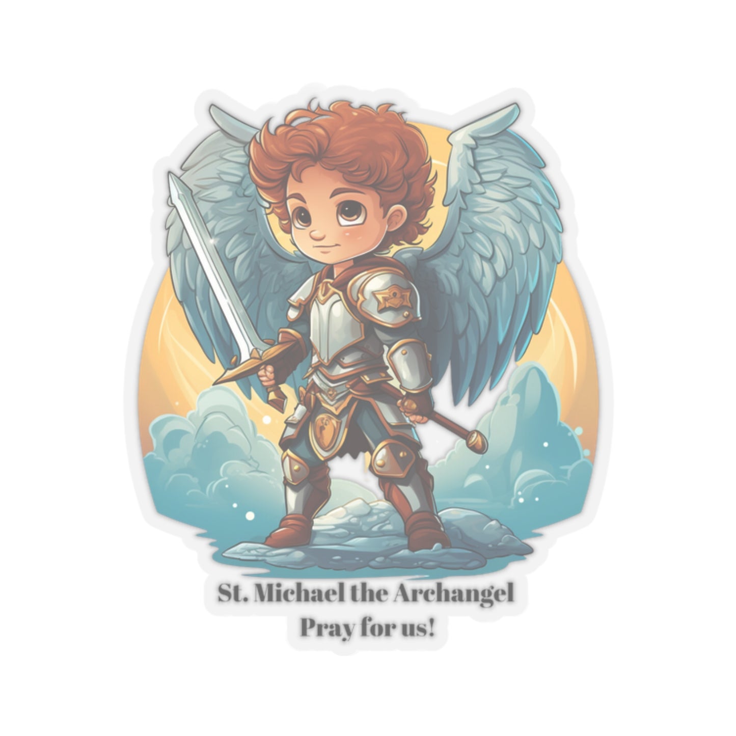 St. Michael the Archangel, sticker