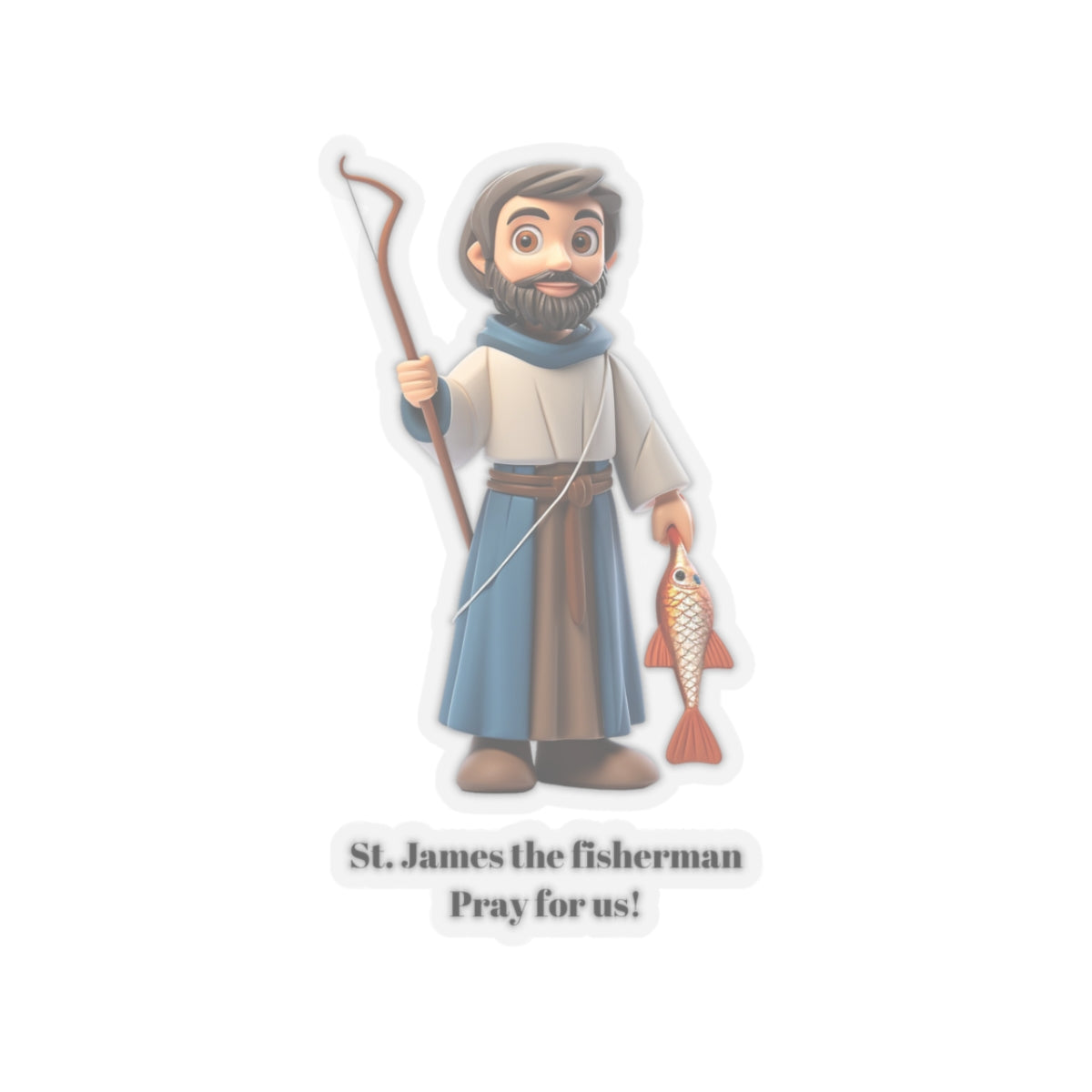 St. James the fisherman, pray for us sticker