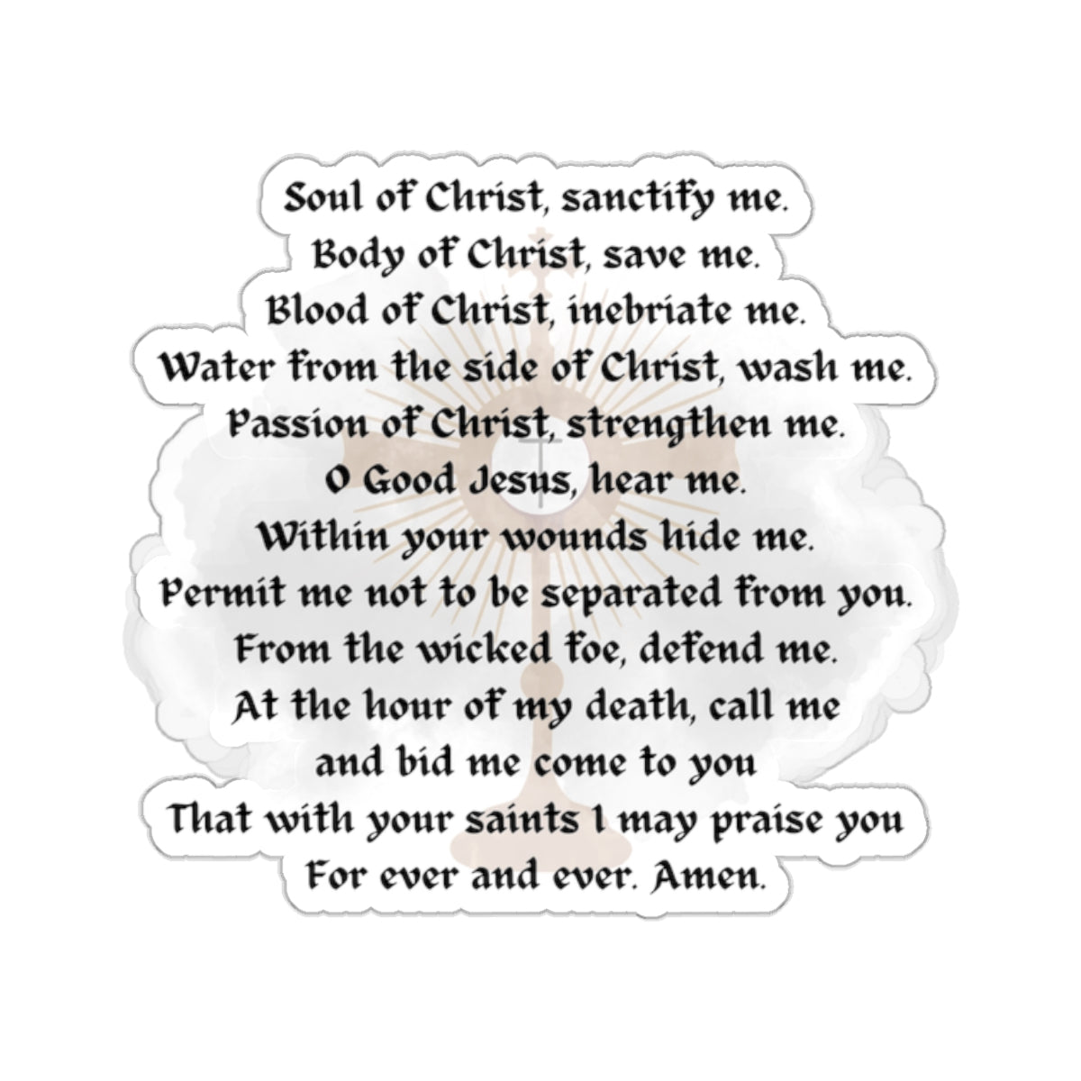 Anima Christi Prayer