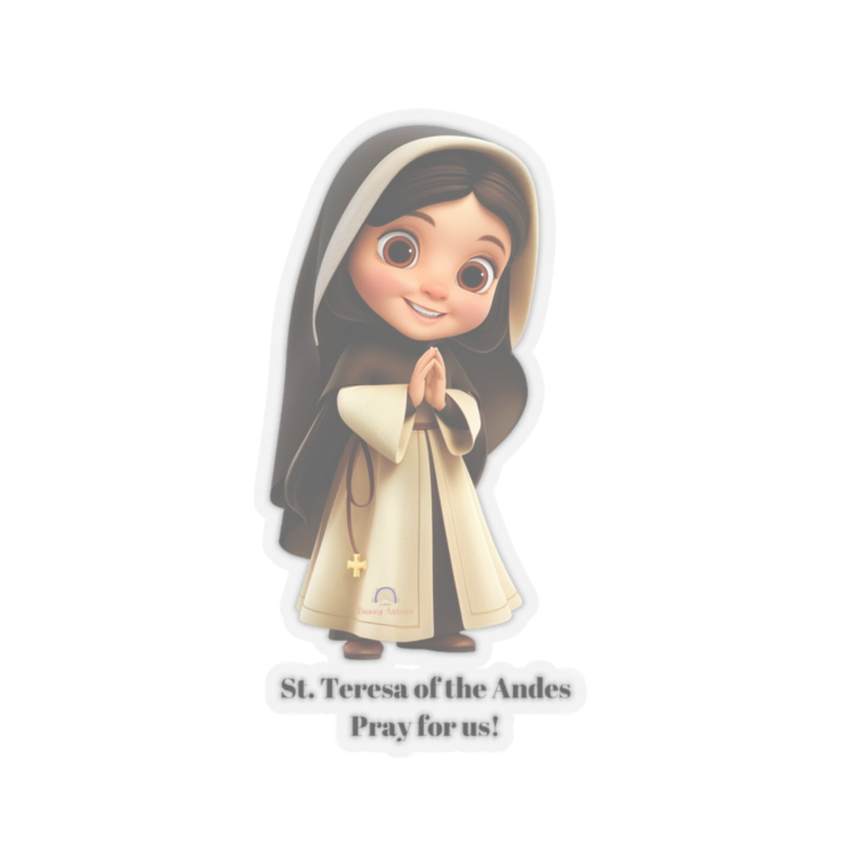 St. Teres of the Andes, Pray for us sticker