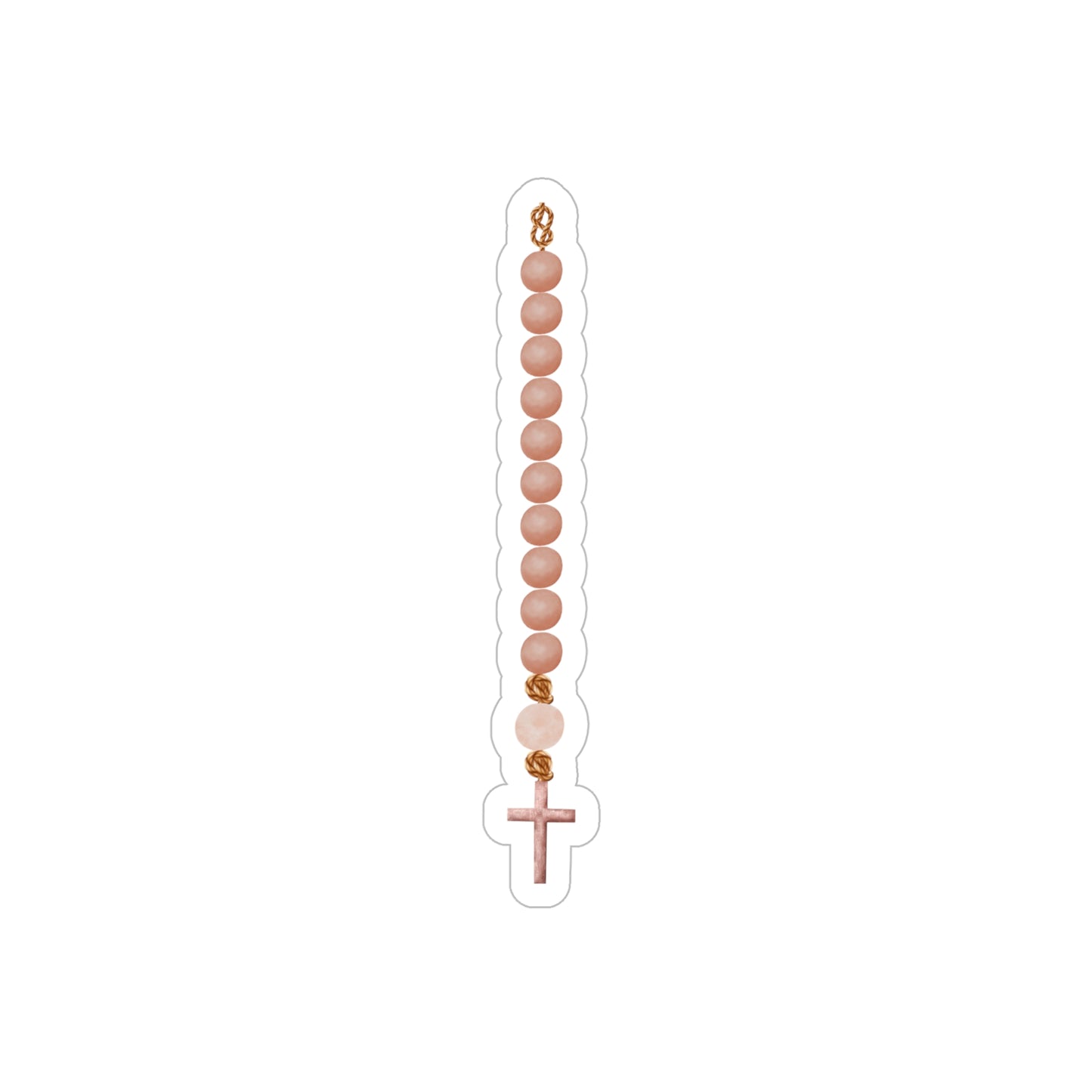 Decade Rosary Blush