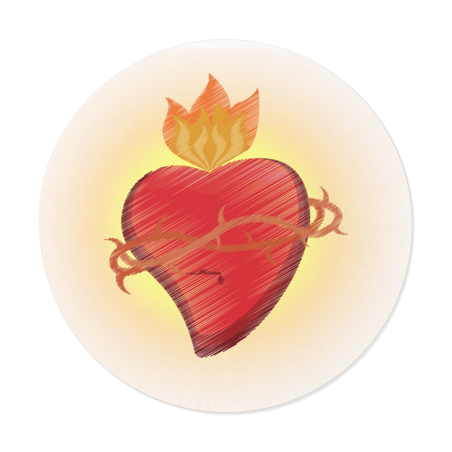 Sacred Heart of Jesus, sticker