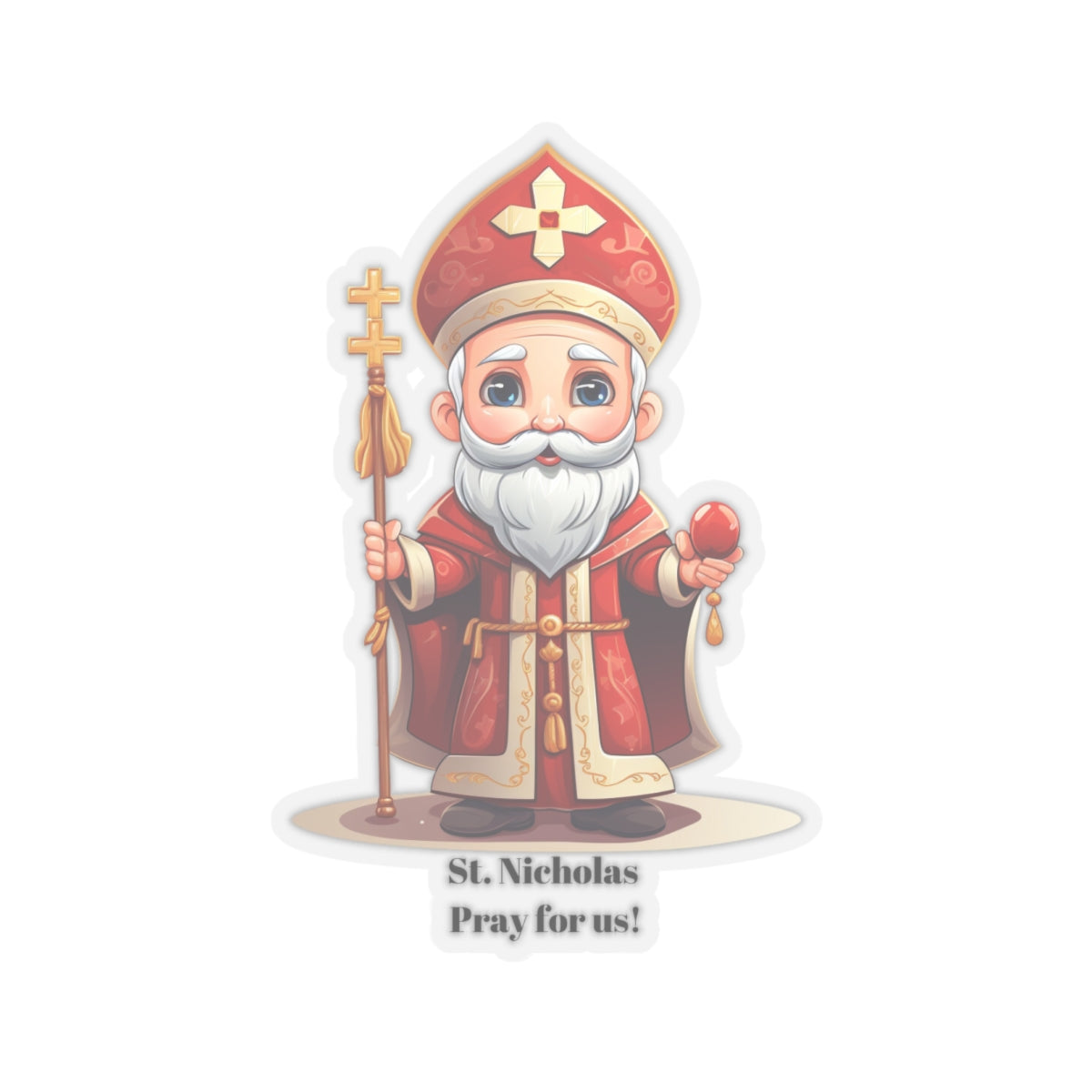 St. Nicholas Pray for us sticker