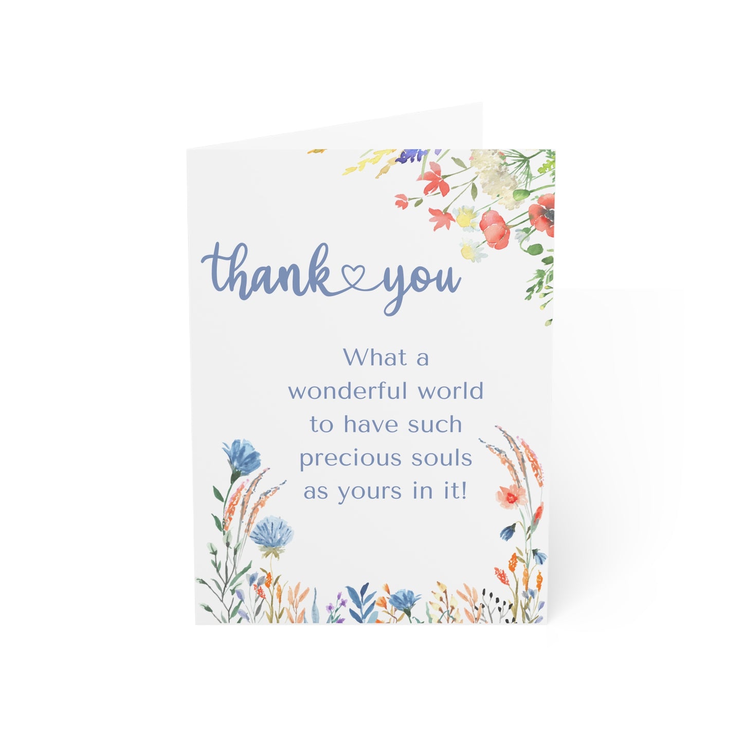 Thank you card floral