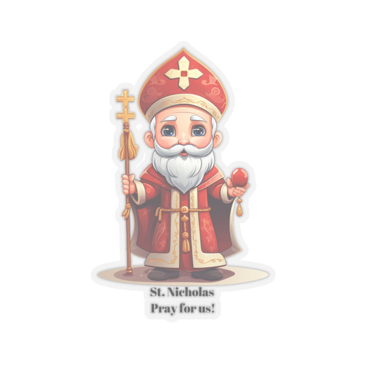 St. Nicholas Pray for us sticker