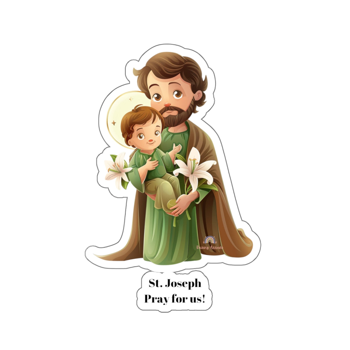 Copy of St. Ignatius Loyola, Pray for us sticker