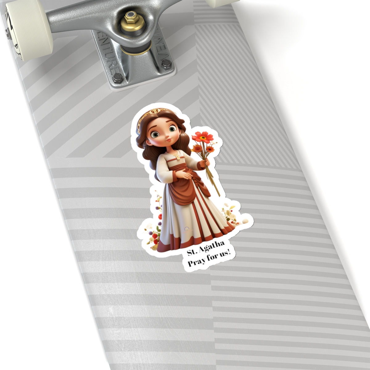 St. Agatha, Pray for us sticker