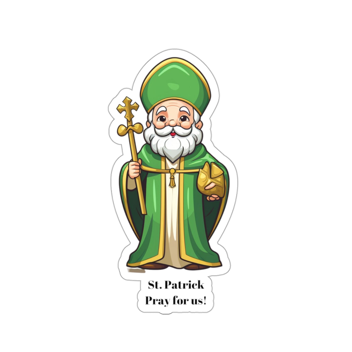 St. Patrick, sticker