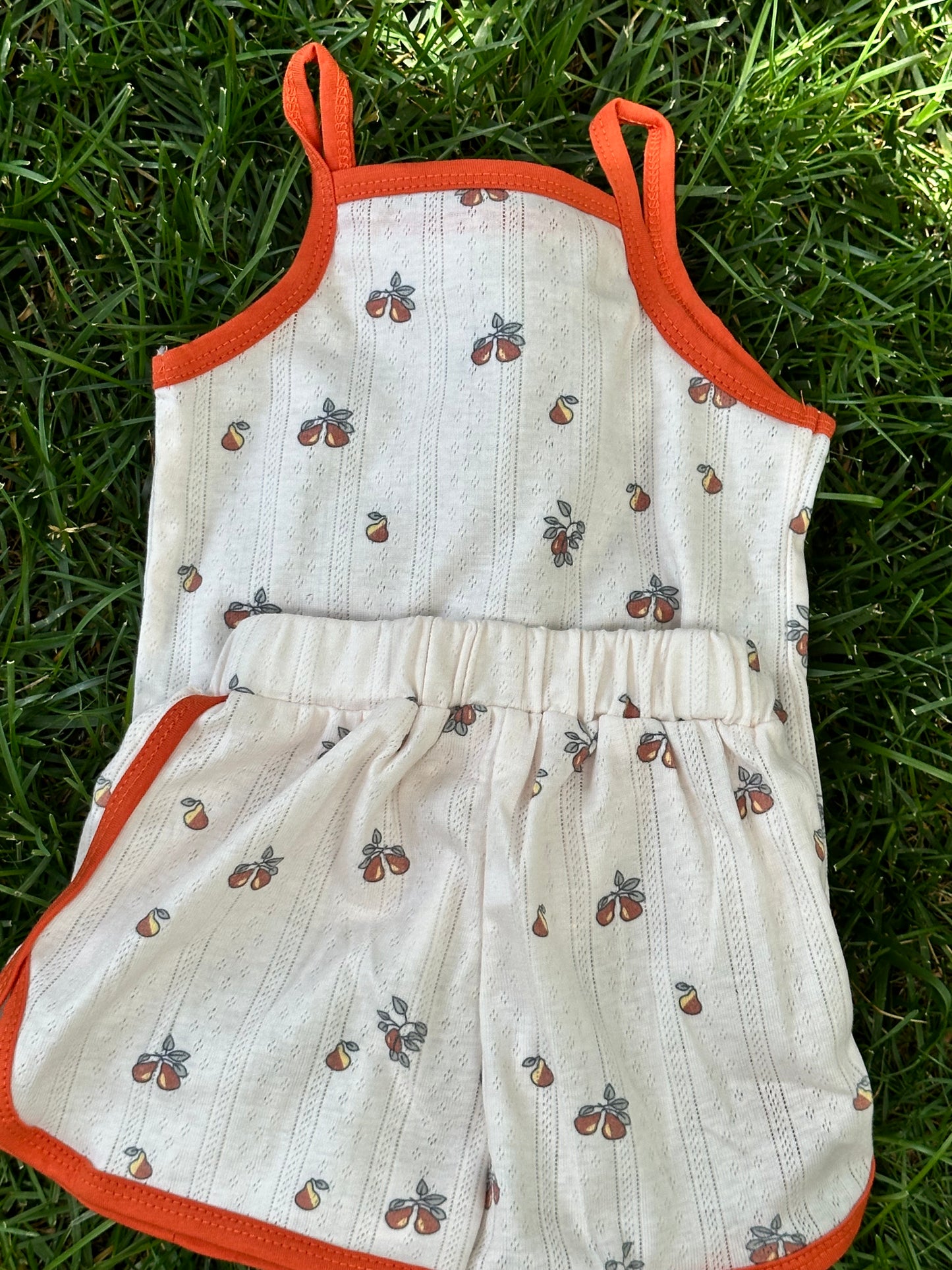 Cute Cotton Tank Top and Shorts Set for Girls | Lightweight and Comfortable Summer Outfit | Perfect for Active Play and Relaxation