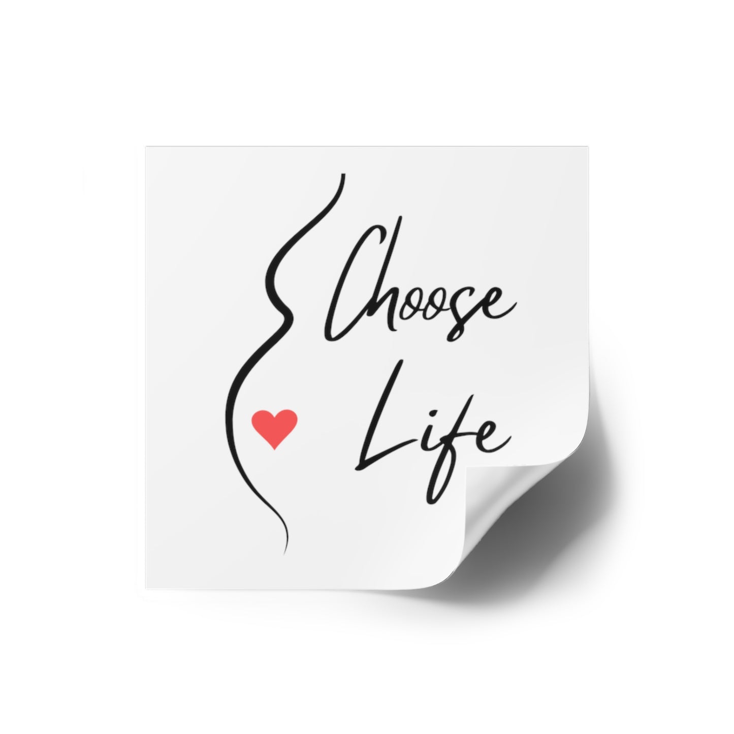 Choose Life Mom w/heart