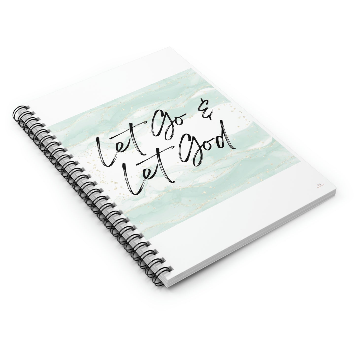 Let go & let God, spiral notebook