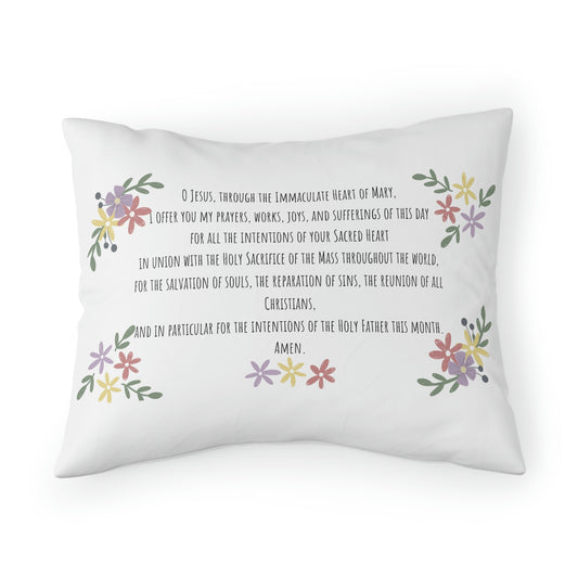 Morning Offering Prayer Pillow Sham