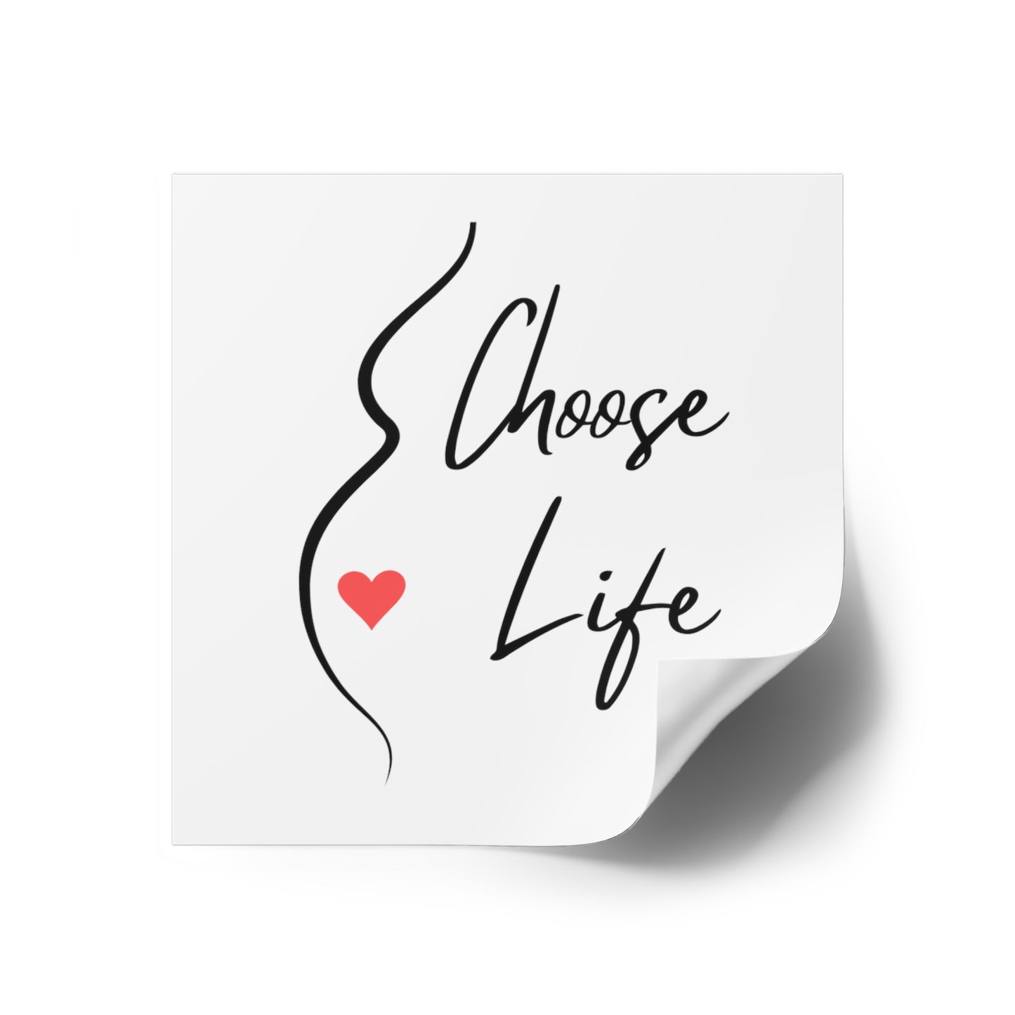 Choose Life Mom w/heart