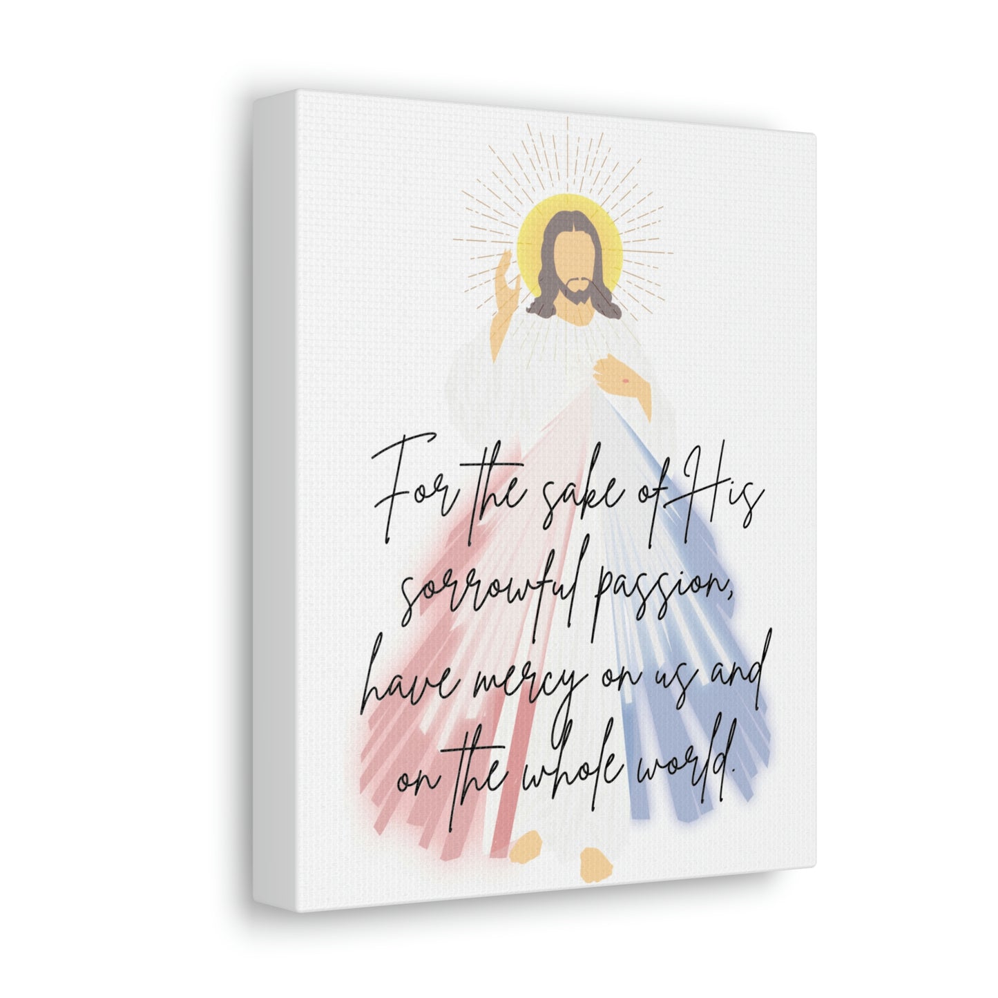 Divine Mercy prayer wall art