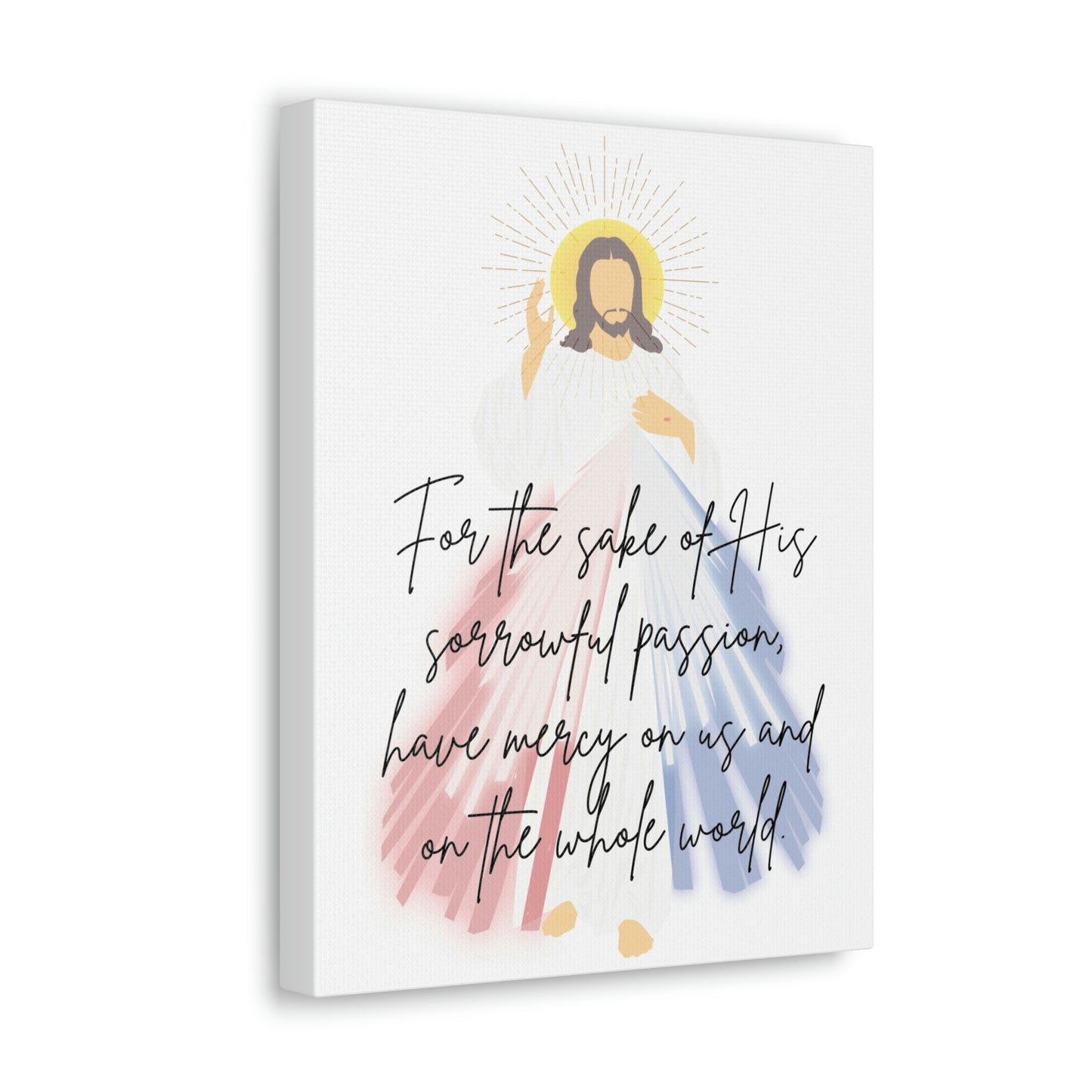 Divine Mercy prayer wall art