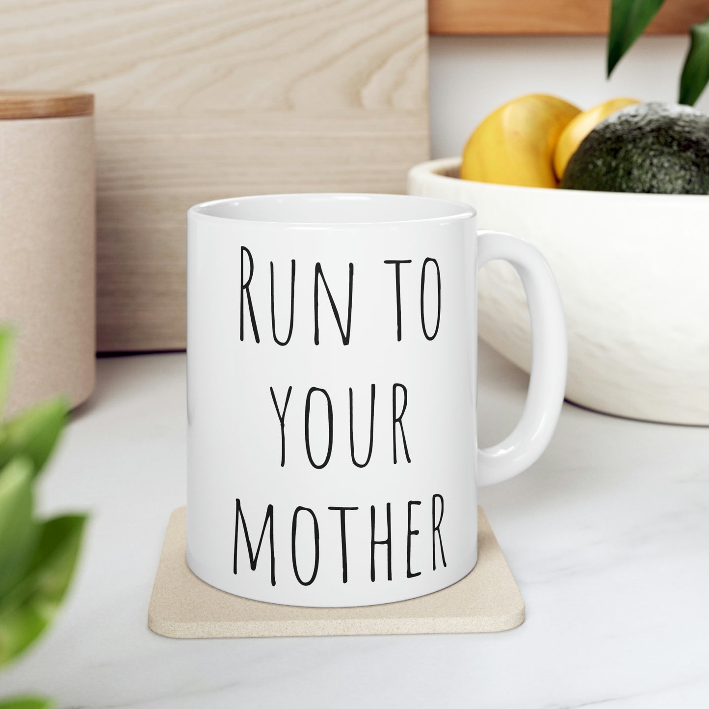 Run to your Mother Miraculous Medal, Mug