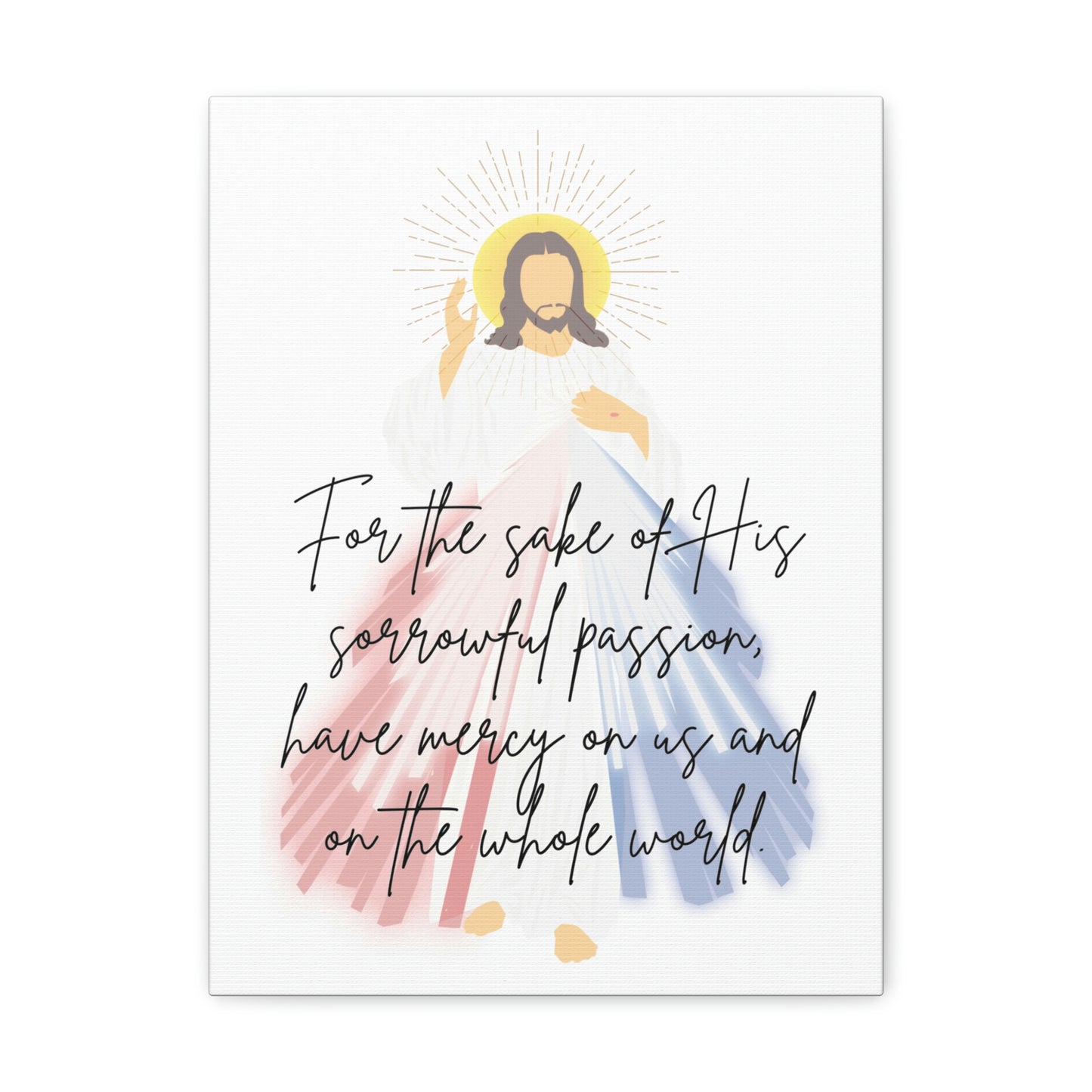 Divine Mercy prayer wall art