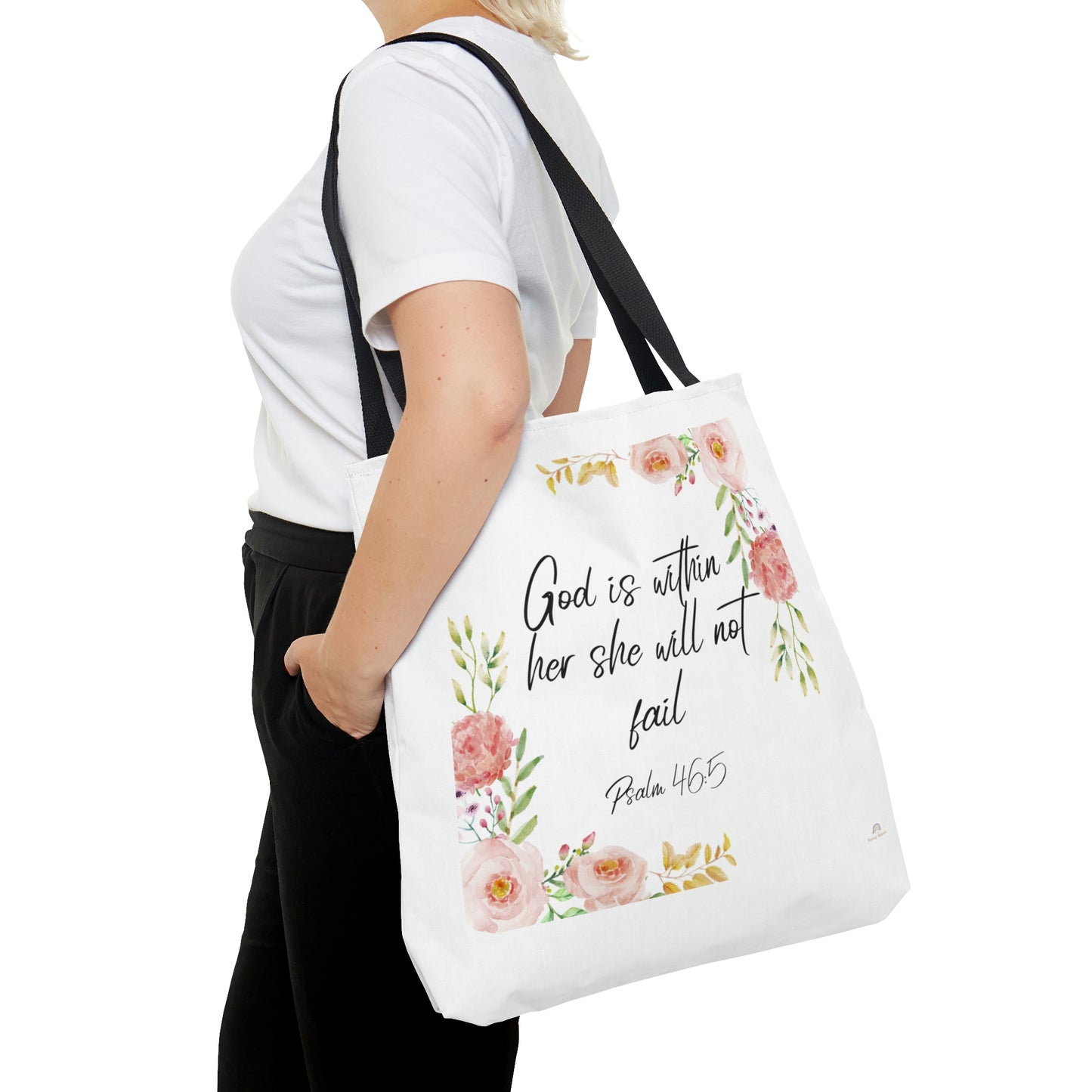 God is within her she will not fail-Tote Bag