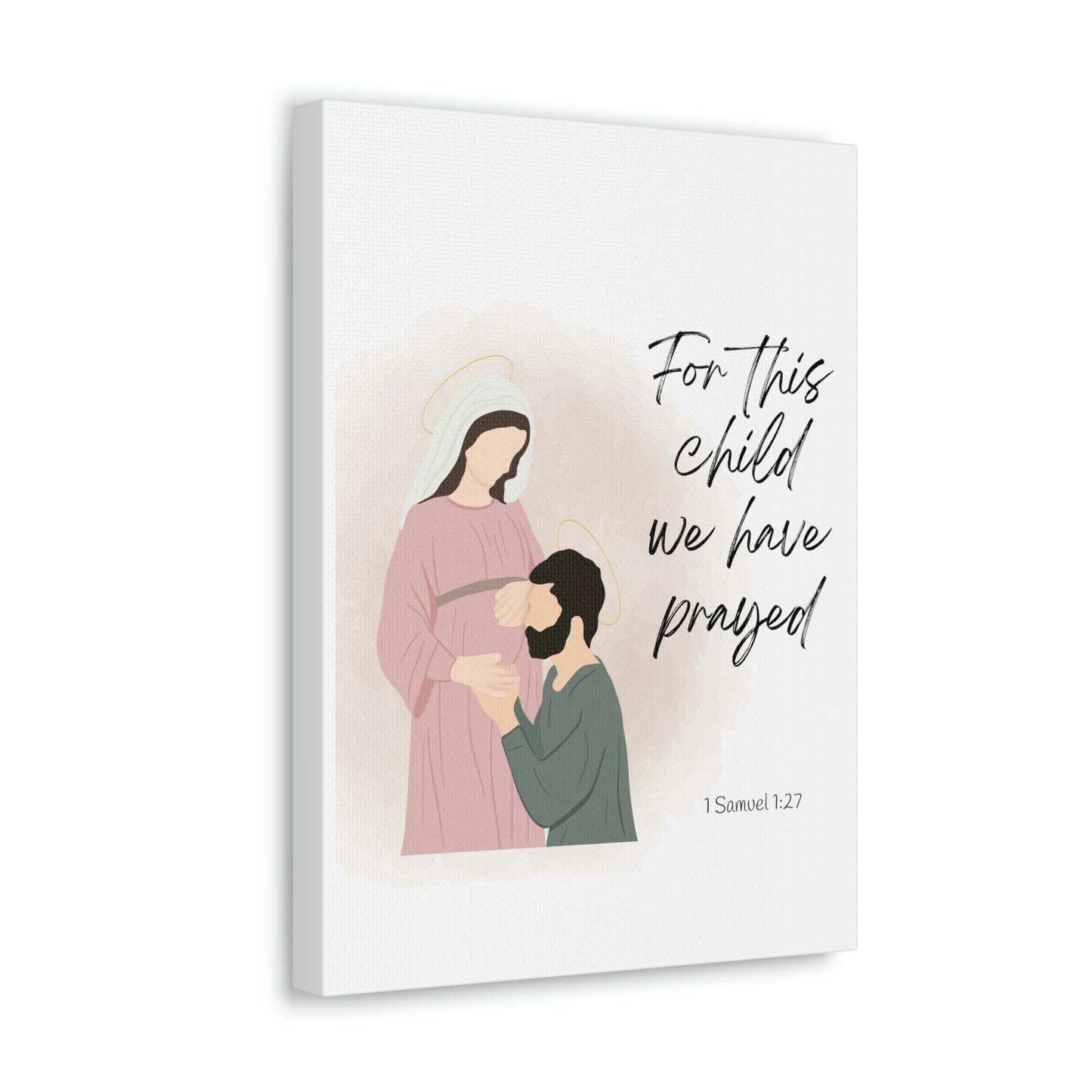 For this child we have prayed wall art