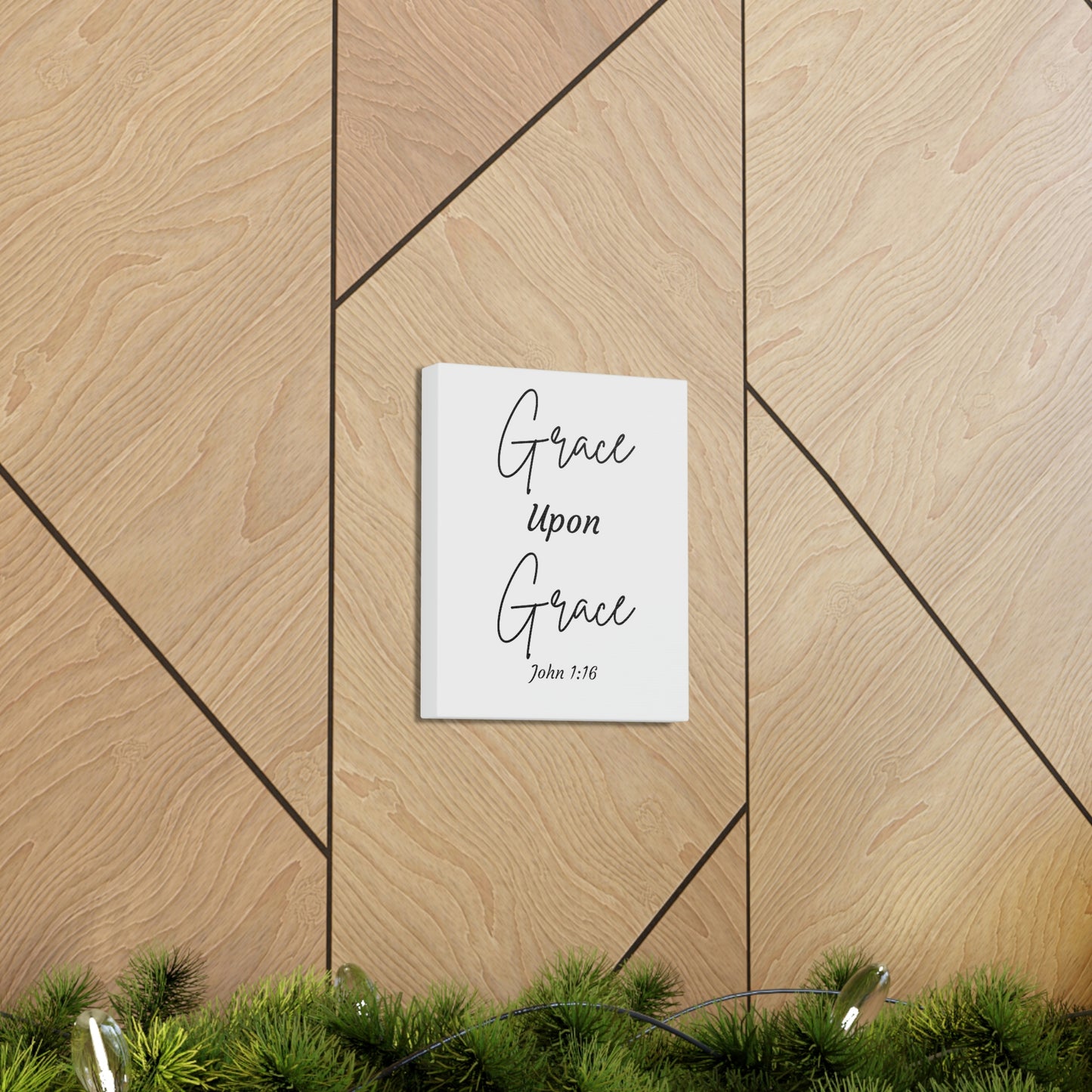 Grace upon grace wall art