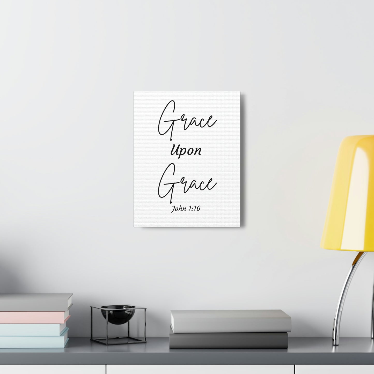 Grace upon grace wall art