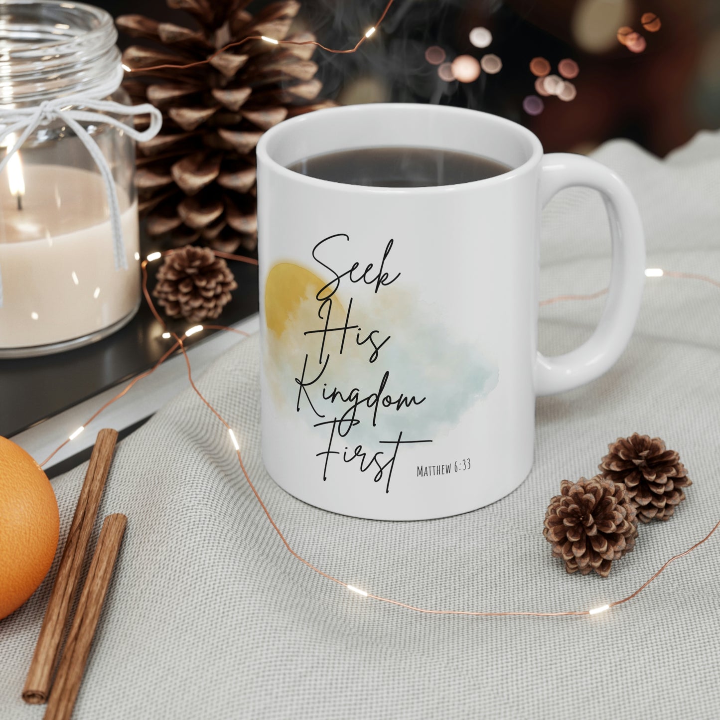 Seek His kingdom first Mug