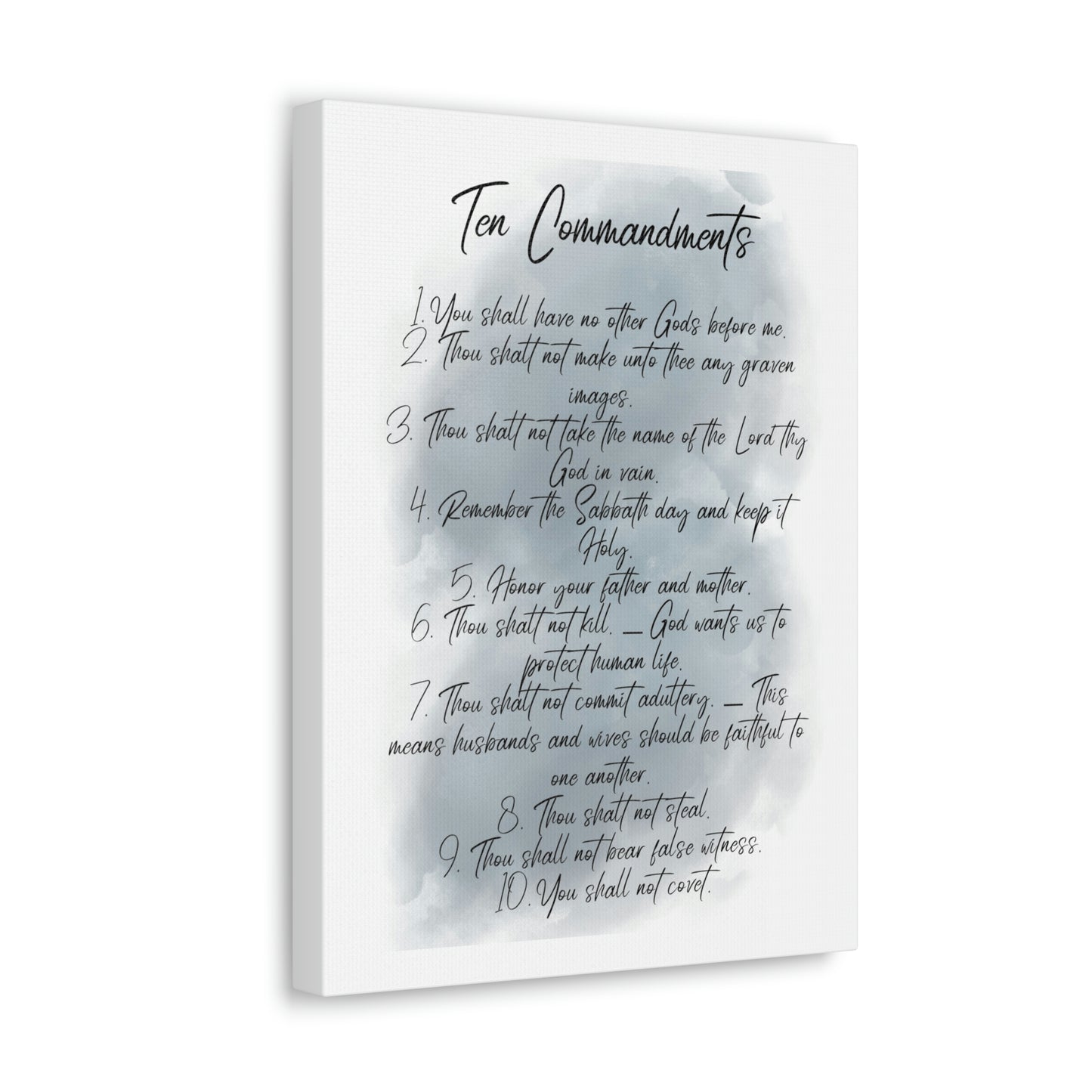 Ten Commandments wall art