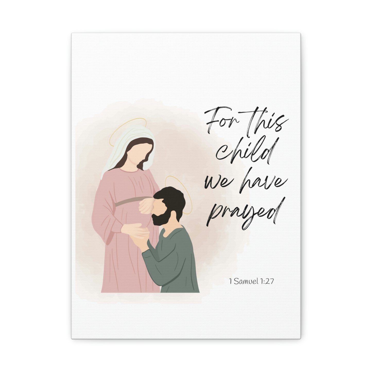 For this child we have prayed wall art