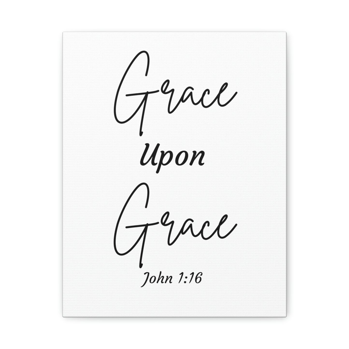 Grace upon grace wall art