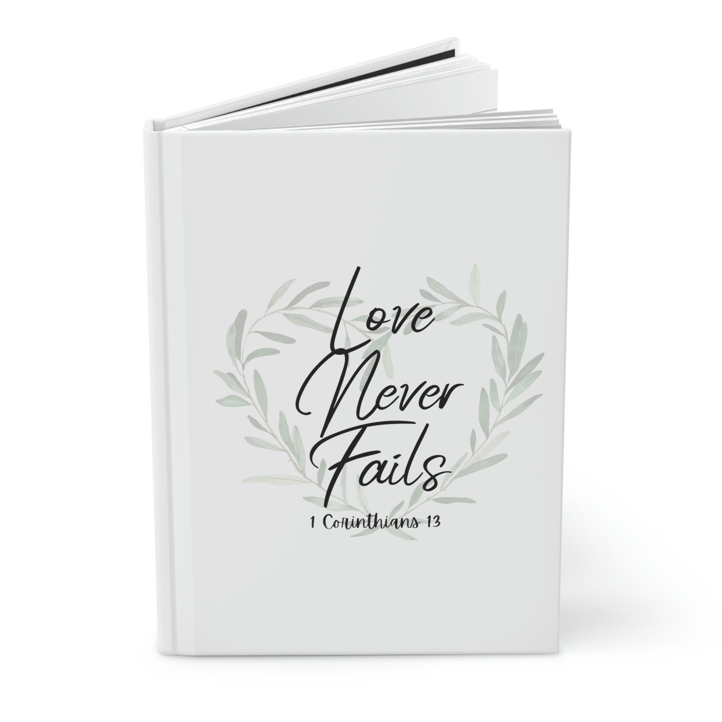 love never fails notebook