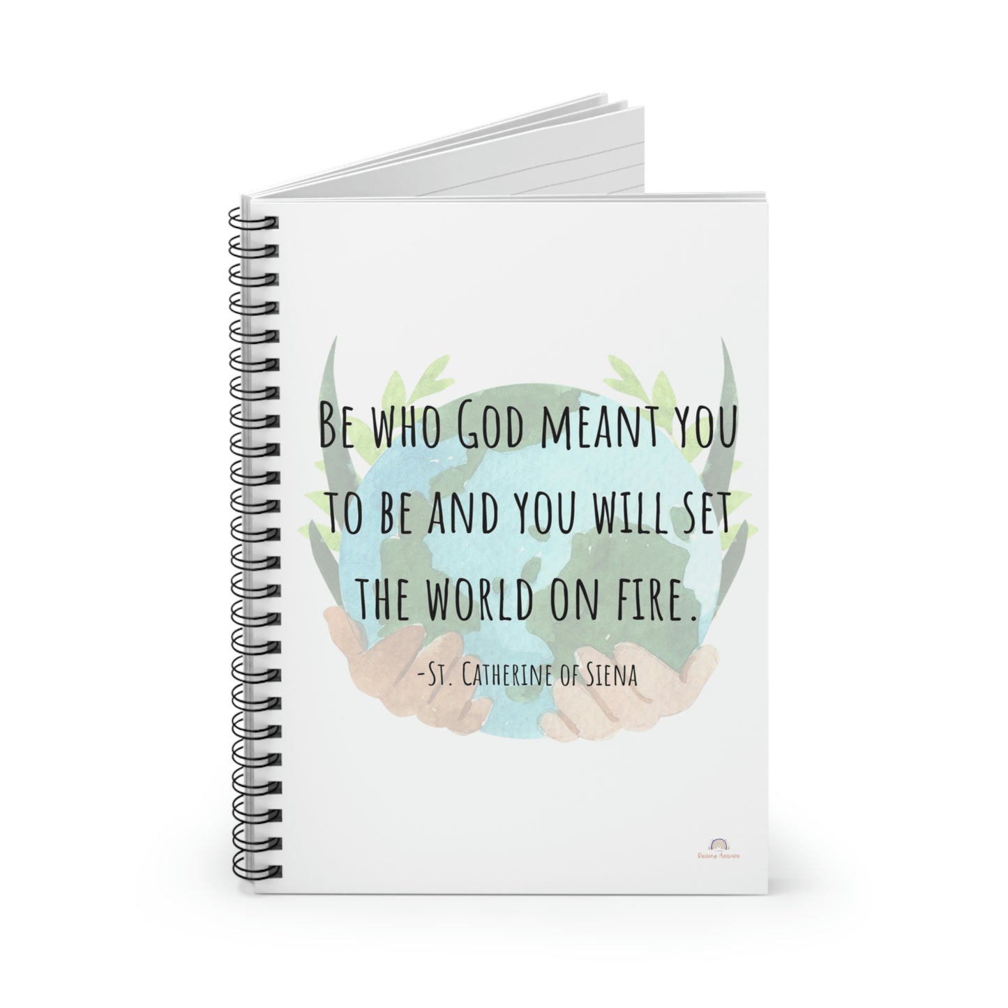 Set the world on fire, spiral notebook