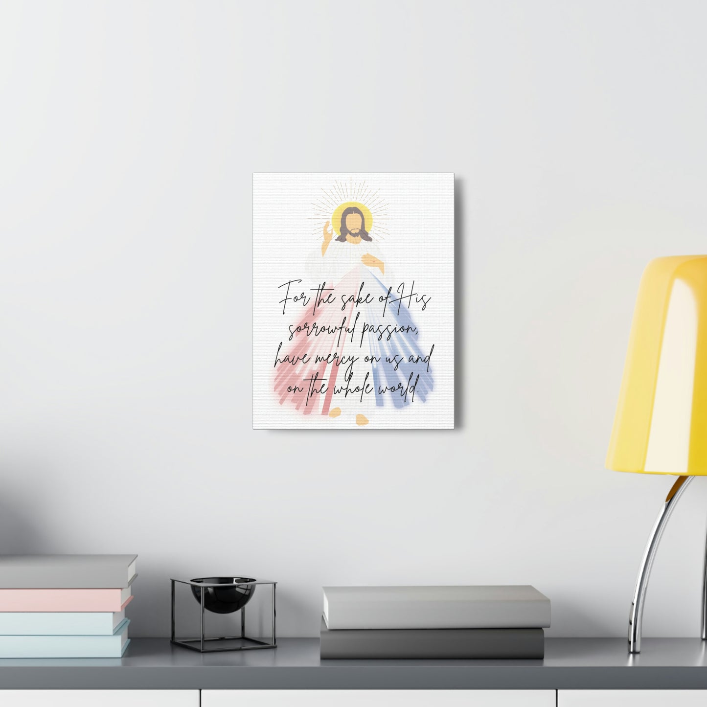 Divine Mercy prayer wall art