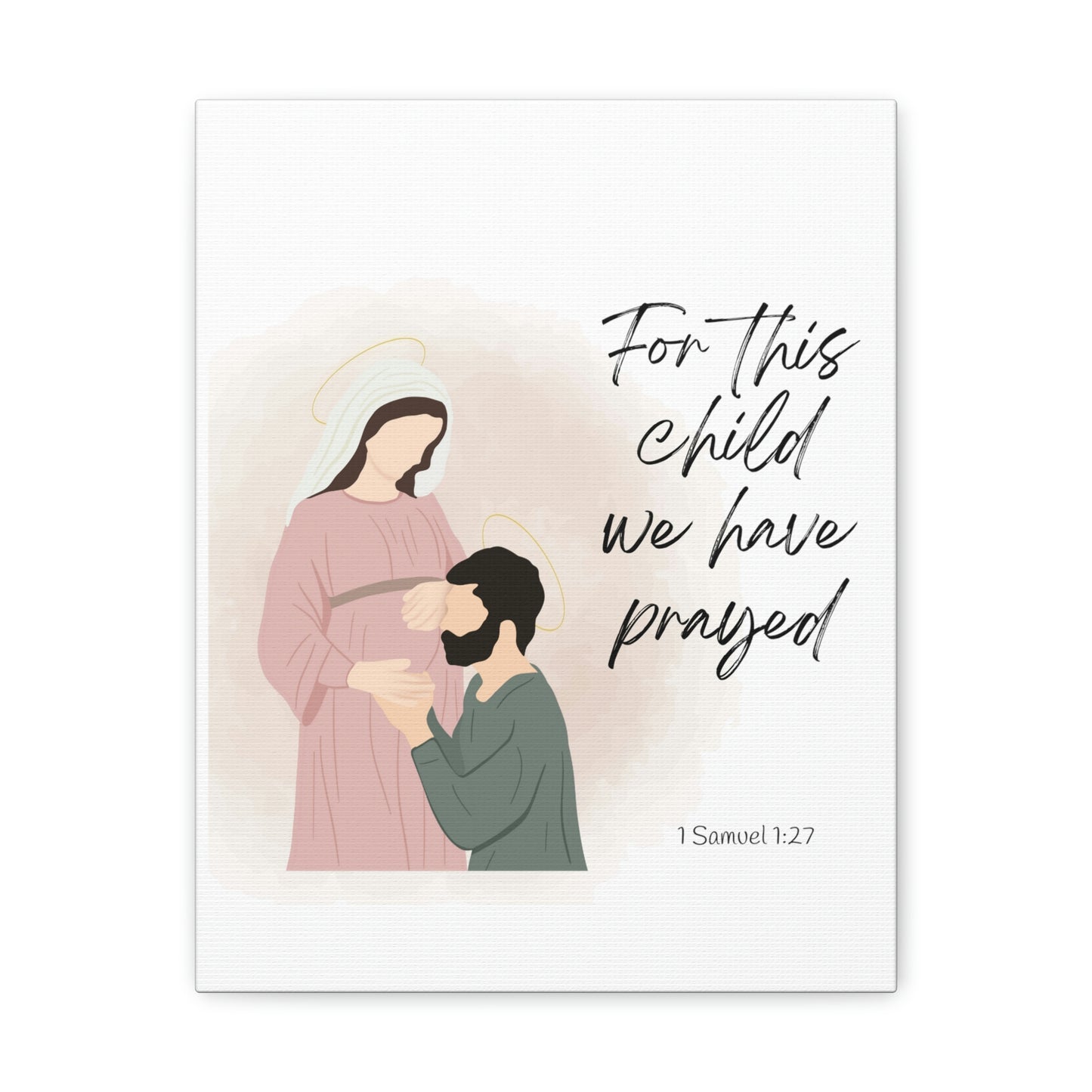 For this child we have prayed wall art