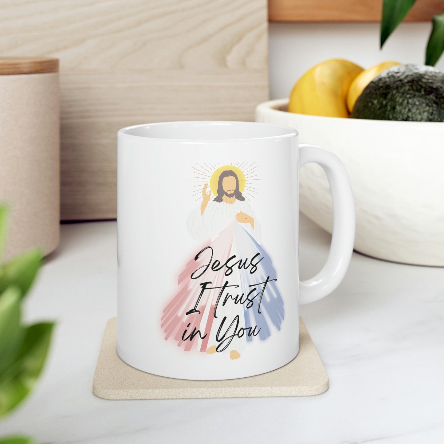 Jesus I trust in you Mug