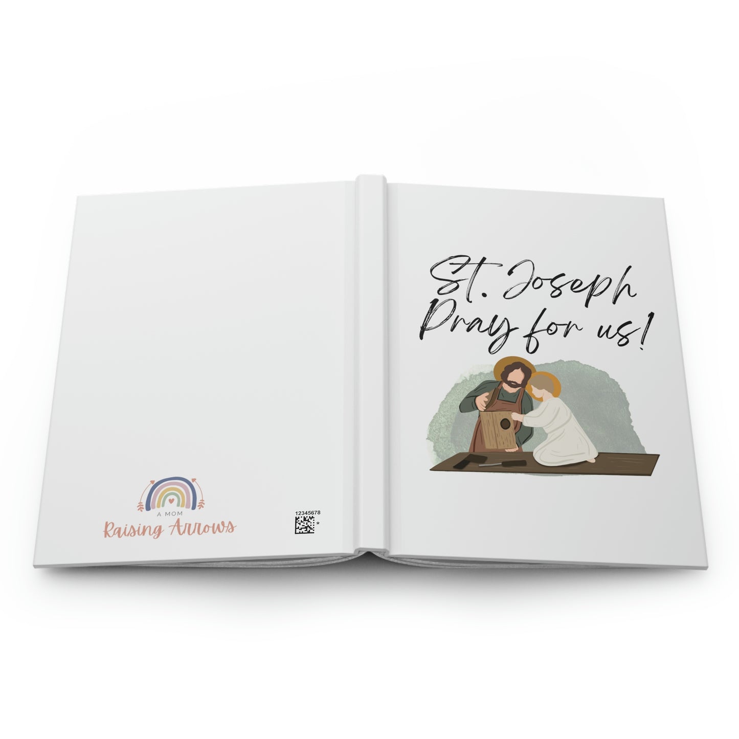 Saint Joseph pray for us, Hardcover Journal Matte