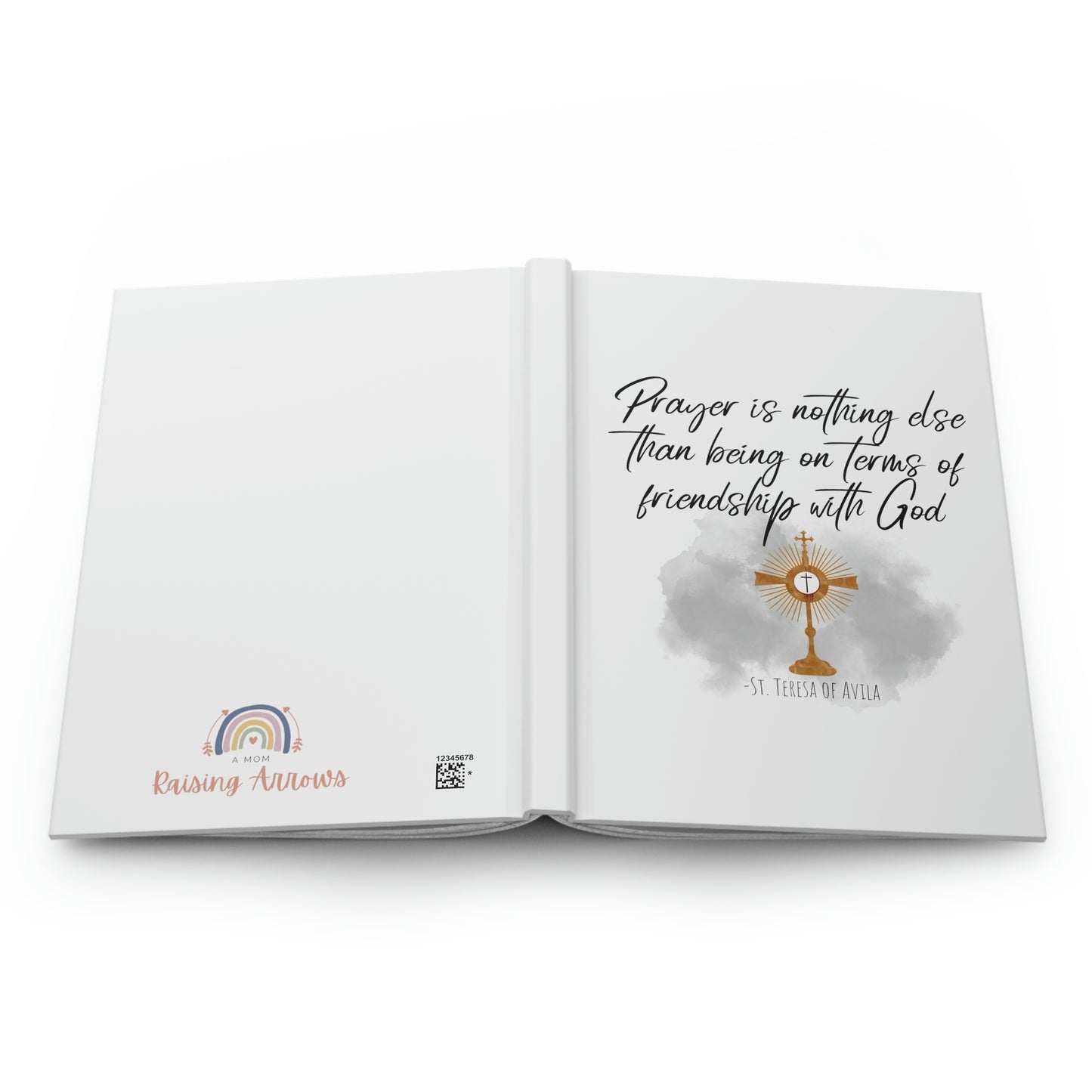 Prayer is friendship with God, Hardcover Journal Matte