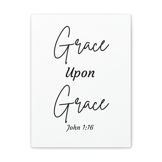 Grace upon grace wall art