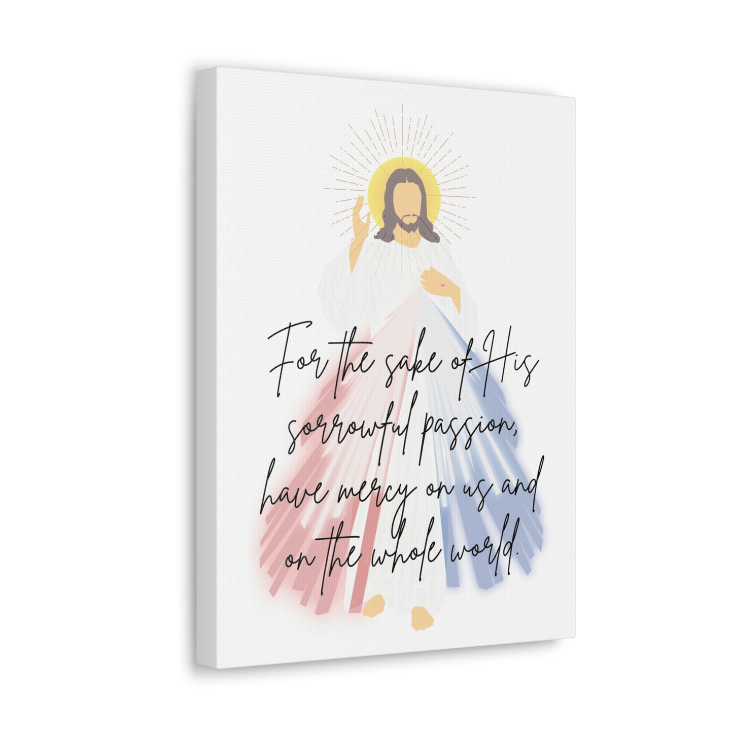 Divine Mercy prayer wall art