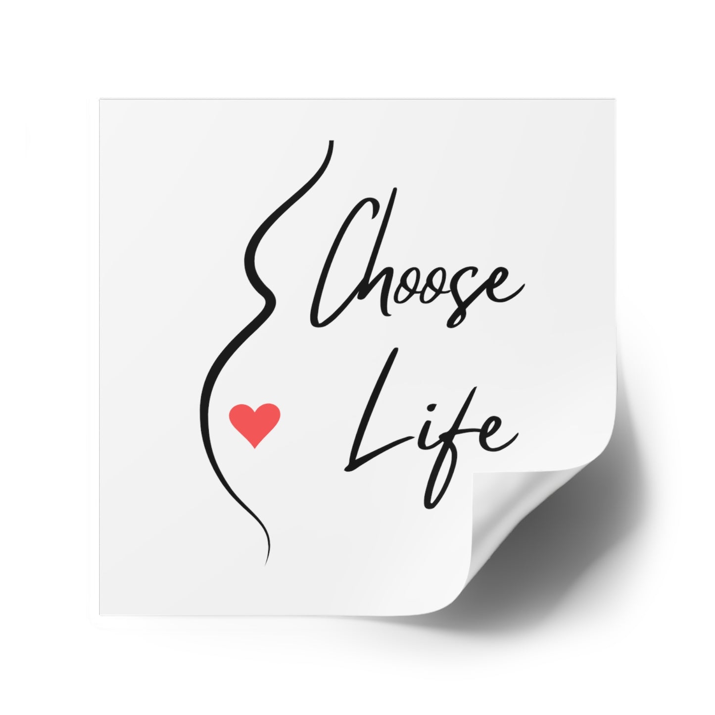 Choose Life Mom w/heart