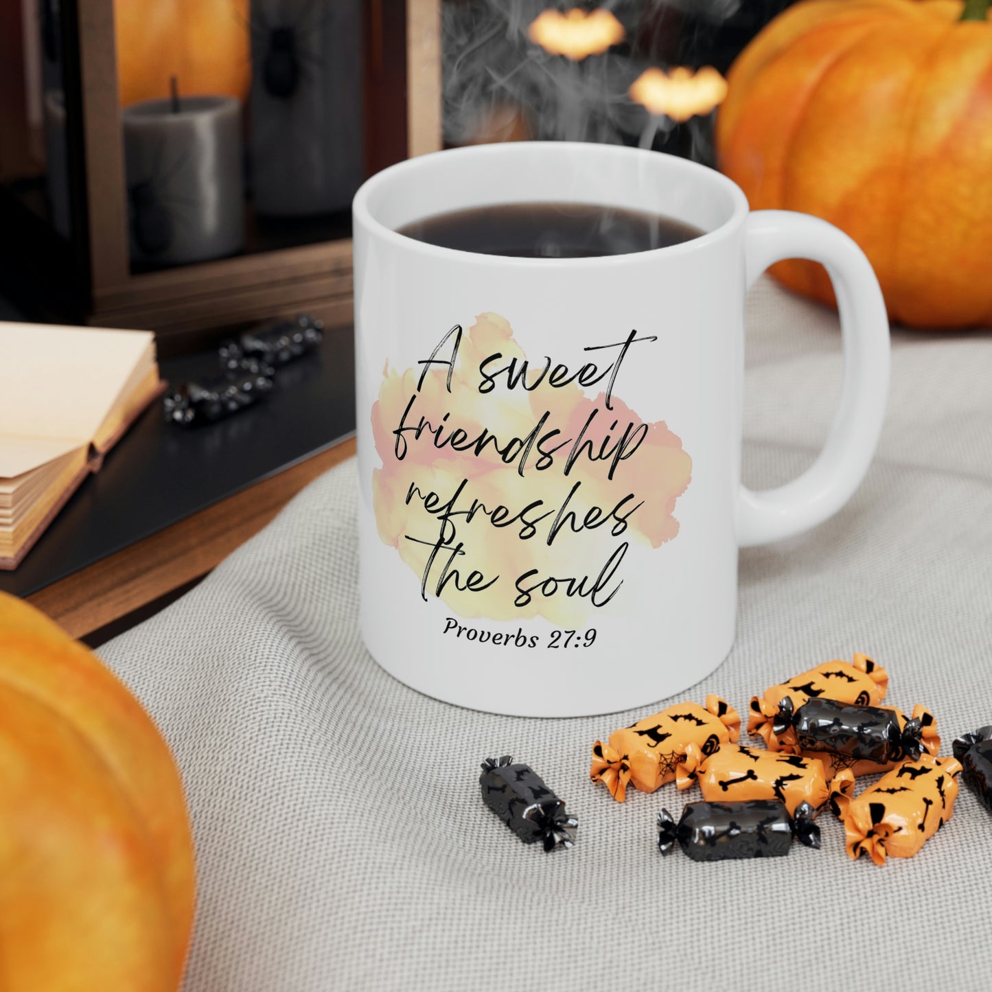 A sweet friendship refreshes the soul mug