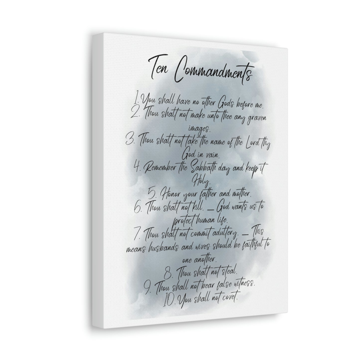 Ten Commandments wall art