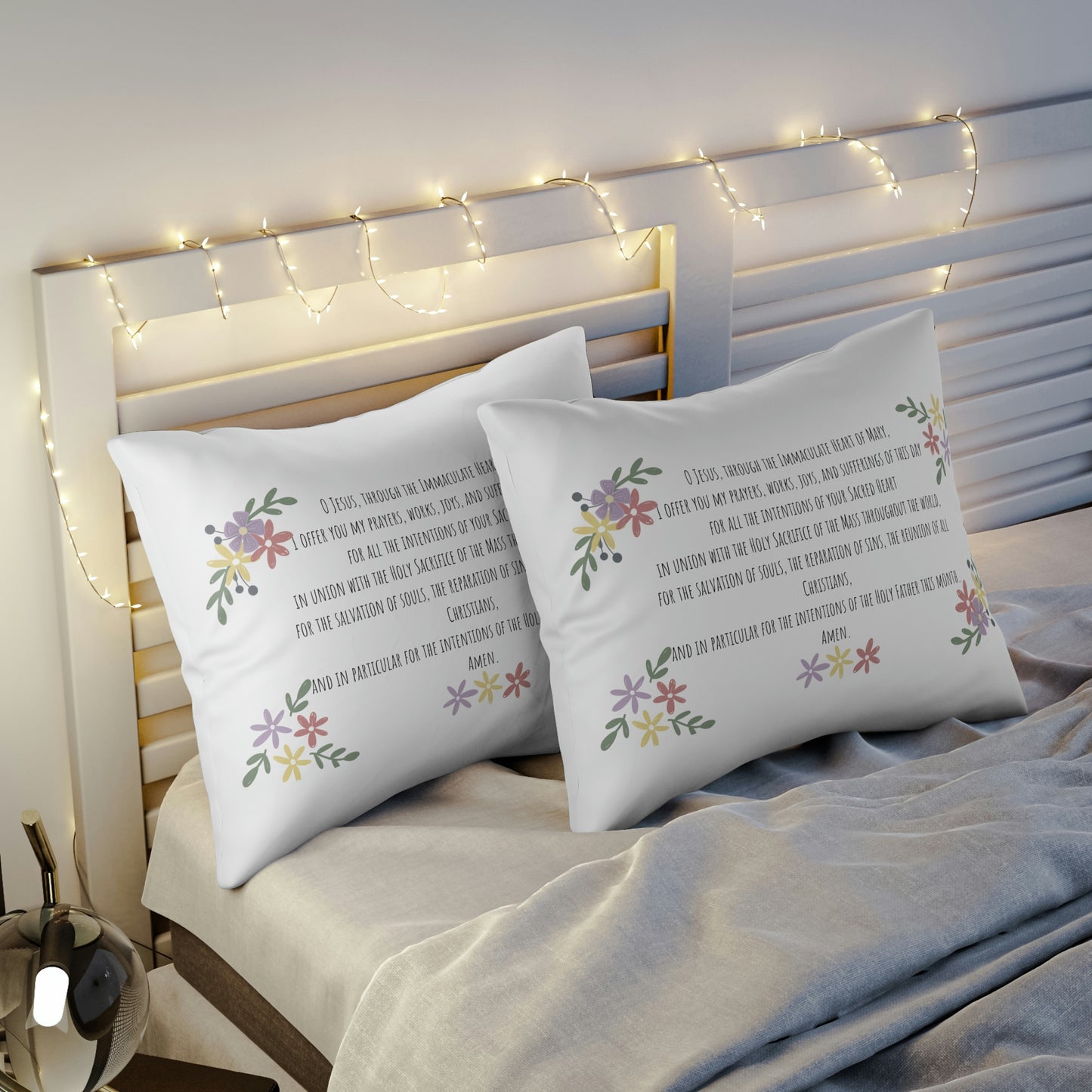 Morning Offering Prayer Pillow Sham